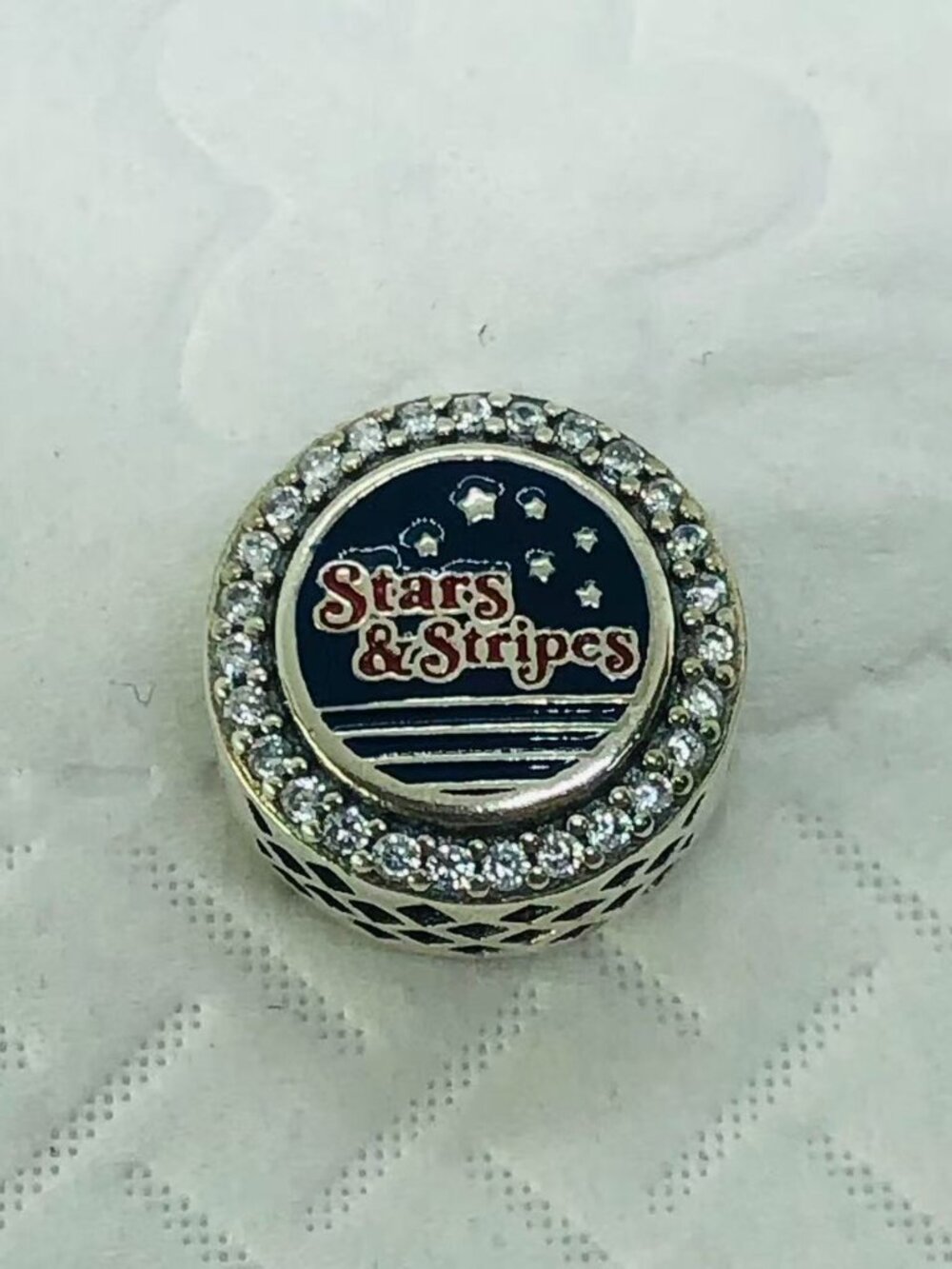 ✨ ✨Pandora USA Exclusive U.S. Stars and Stripes Button CHARM